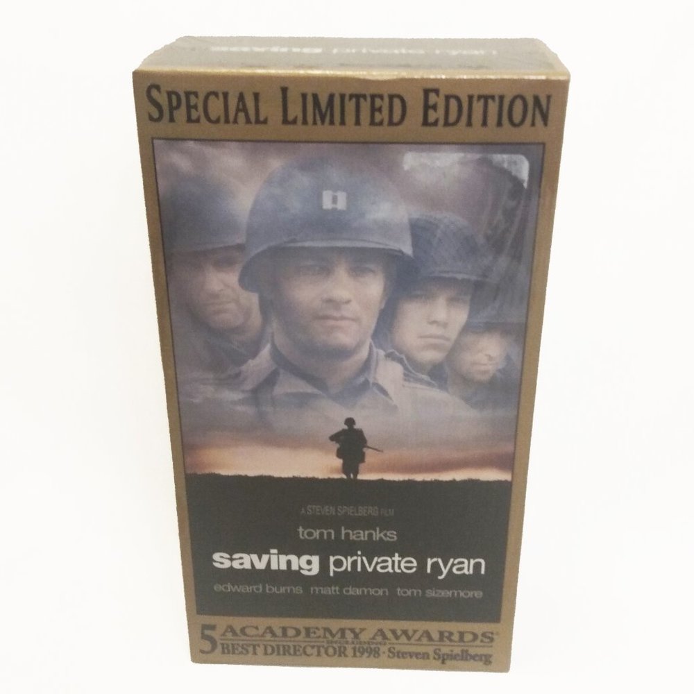 Factory Sealed-Saving Private Ryan VHS-Special Limited Edition--2 Tapes